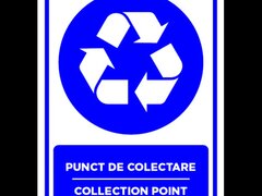 Semn pentru punct de colectare collection point