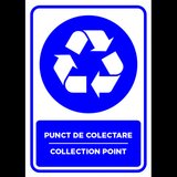 Semn pentru punct de colectare collection point